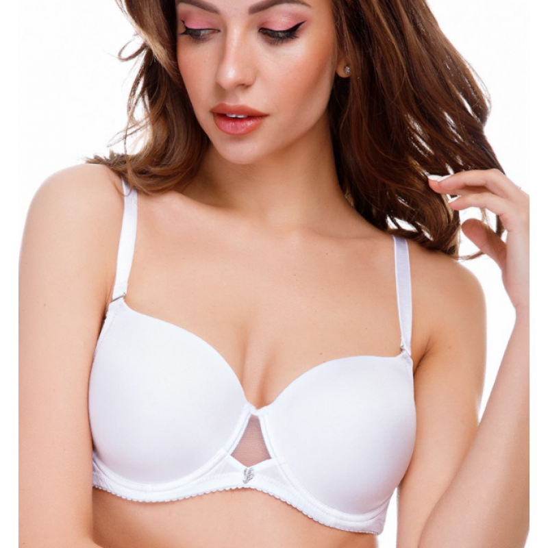 This full-support bra from the esteemed Elegance Line by Leilieve of Italy offers superior comfort through its construction from superior microfibers and silky touch. 