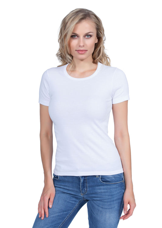 This Italian-crafted Ribbed Cotton Top is created with a lightweight cotton fabric woven with a tubular knit, providing smooth, uninterrupted sides.