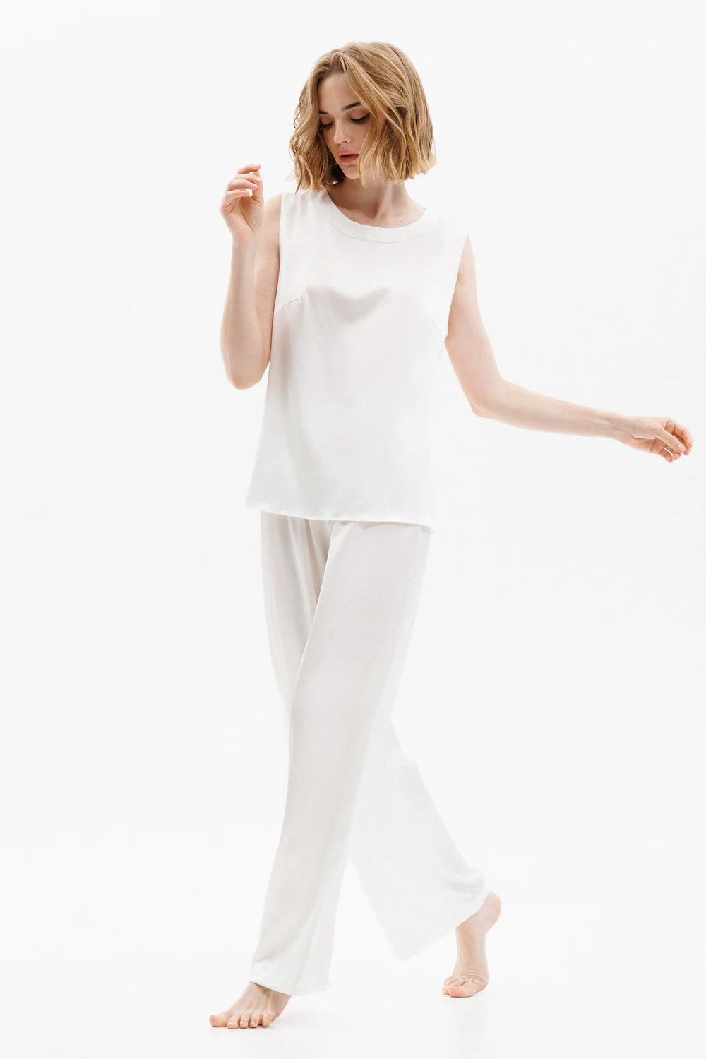 Classic Silk Relaxed Pants