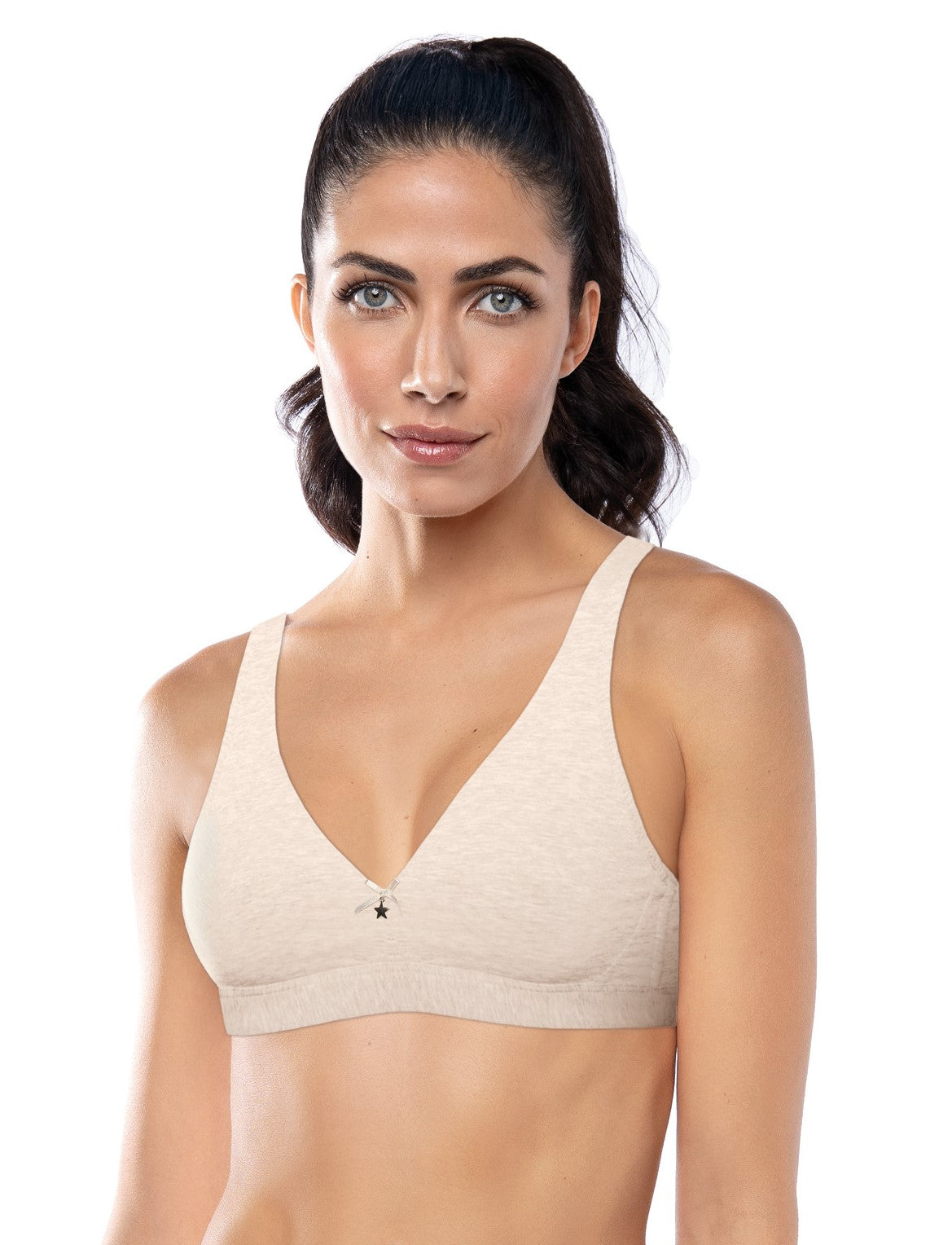 Sustainable Cotton Cut Out Bra