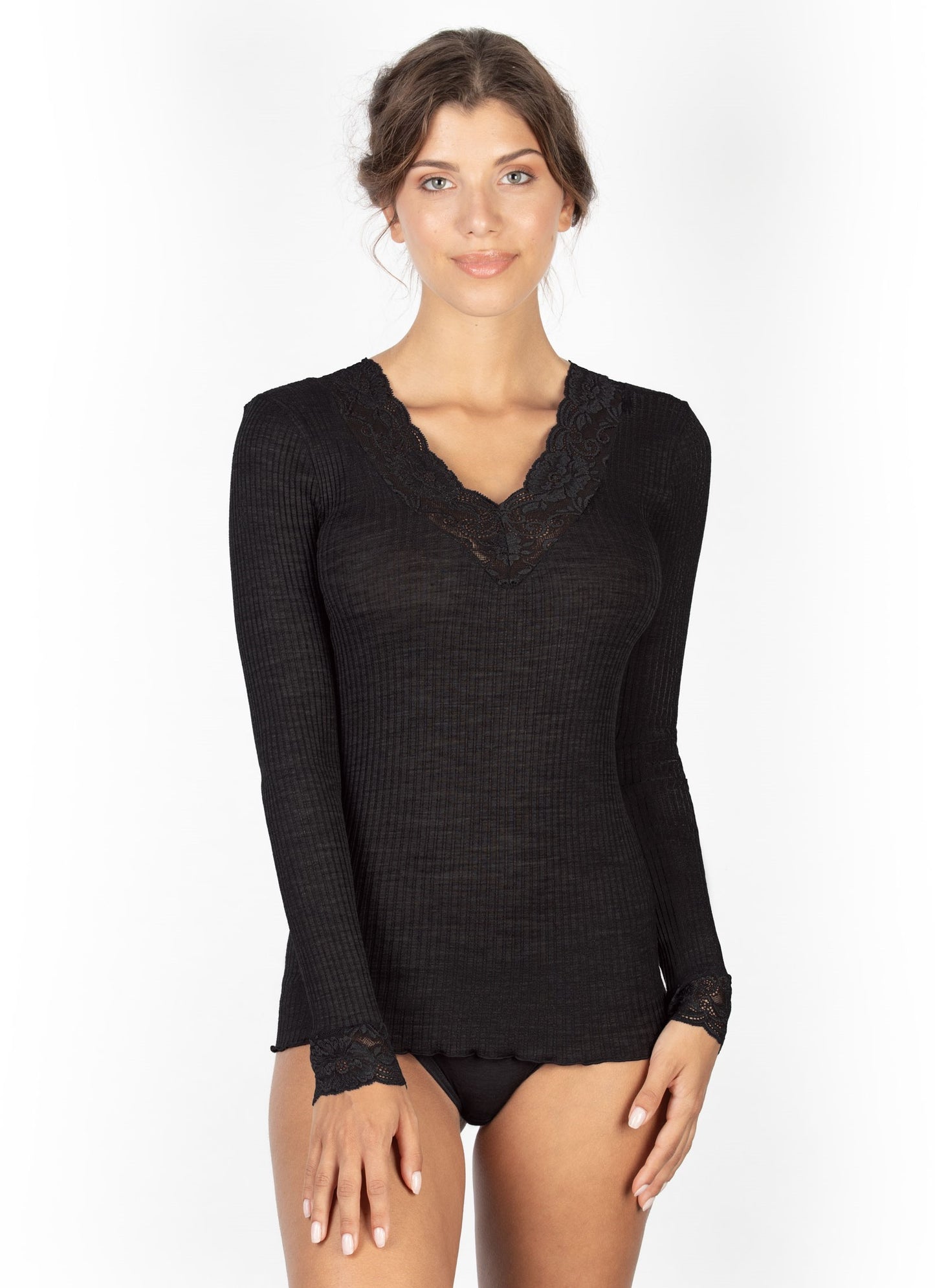 Wool-Blend soft and thin top by EGi from Italy