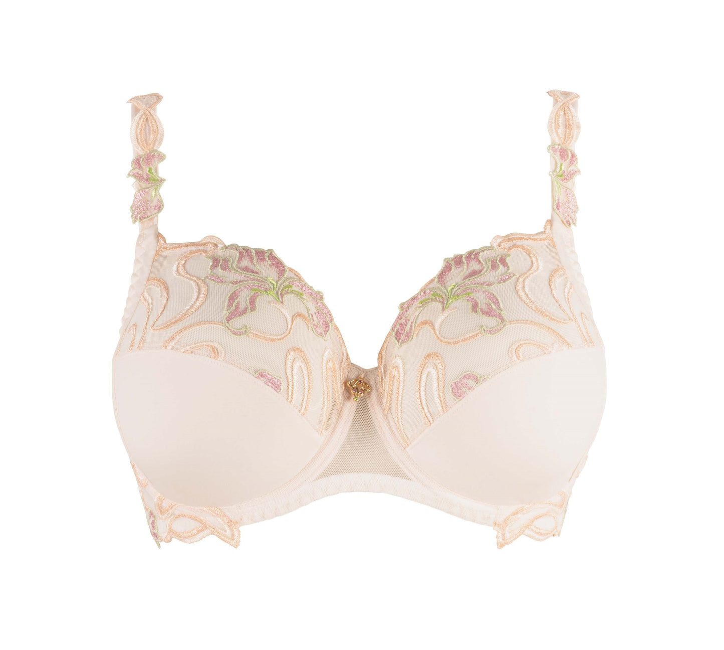 The Horta line's full-cup bra is inspired by the varied architecture of Victor Horta, a renowned Belgian architect renowned for his involvement in the Art Nouveau movement in Belgium.