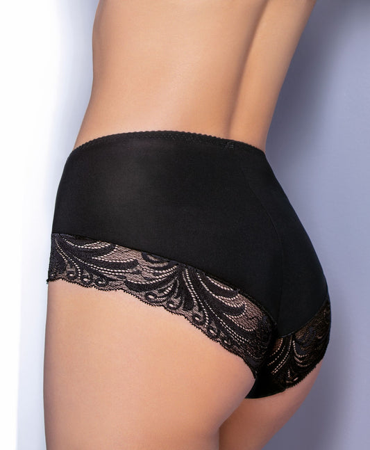Leilieve's Savoir Faire line boasts this Full Brief, crafted with an ideal fit and sensation. An Italian flat lace limits transparency while an ultra-soft microfiber fabric lends a luxurious aesthetic and tactile experience.