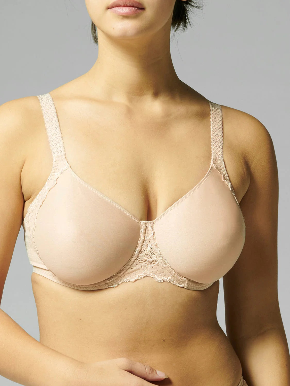 Caresse Unpadded Minimizer Bra