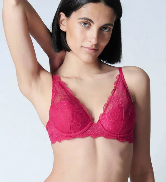 Front of the Reve Triangle Push Up Bra by Simone Perele.