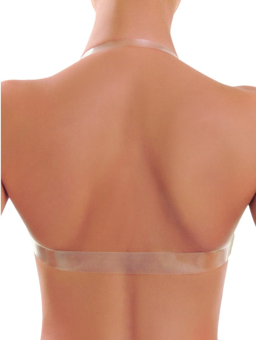 SIéLEI of Italy delivers a comfortable strapless bra crafted from lightweight microfiber fabric for versatile wear. The addition of the clear-back strap allows it to fit under any low back top or dress.