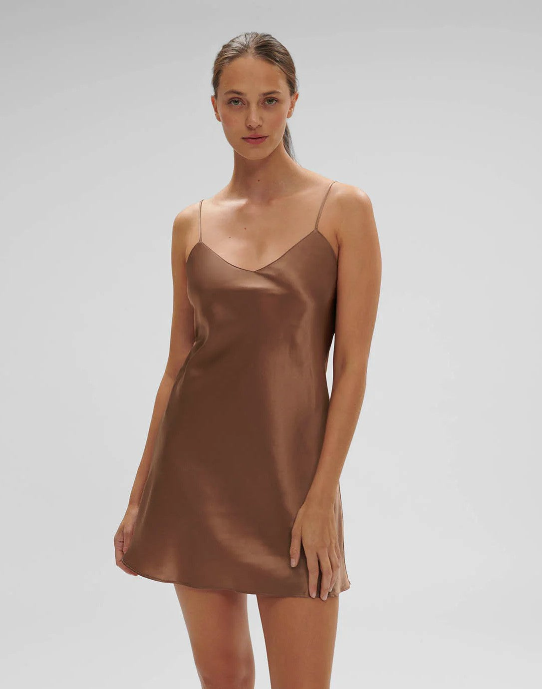 Dream Silk Slip Dress front picture