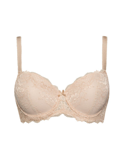 Padded Underwire Lace Cup Bra