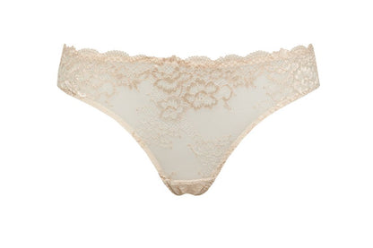 These SIéLEI brief from Italy feature a lightweight, stretchy floral patterned lace for a comfortable fit. 