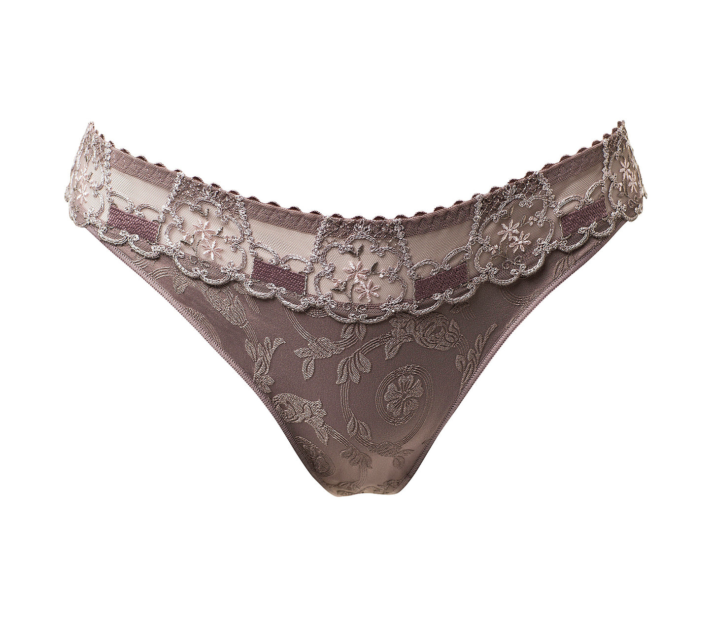 Marie-Antoinette Embroidery Thong