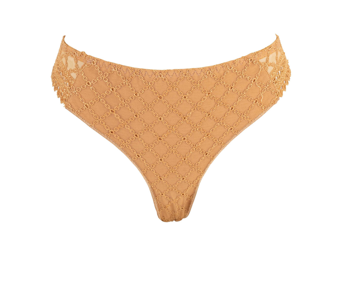 Elegant embroidery thong from the Paco line  by Louisa Bracq from France at Di Moda Lingerie Toronto.