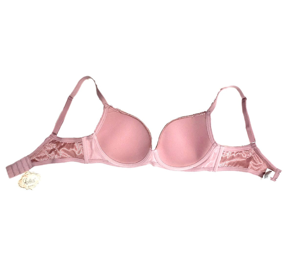 Treat yourself to sophisticated luxury with this Molded Smooth Satiny Cup Bra from Leilieve's KissMe line. 