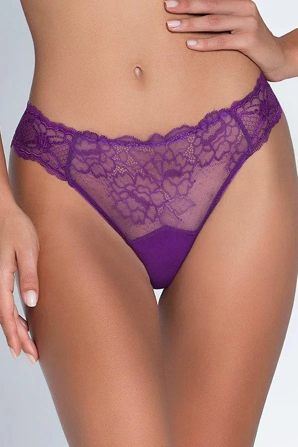 Experience luxurious indulgence with the Italian brief by Sublime En Dentelle in Sublime Iris