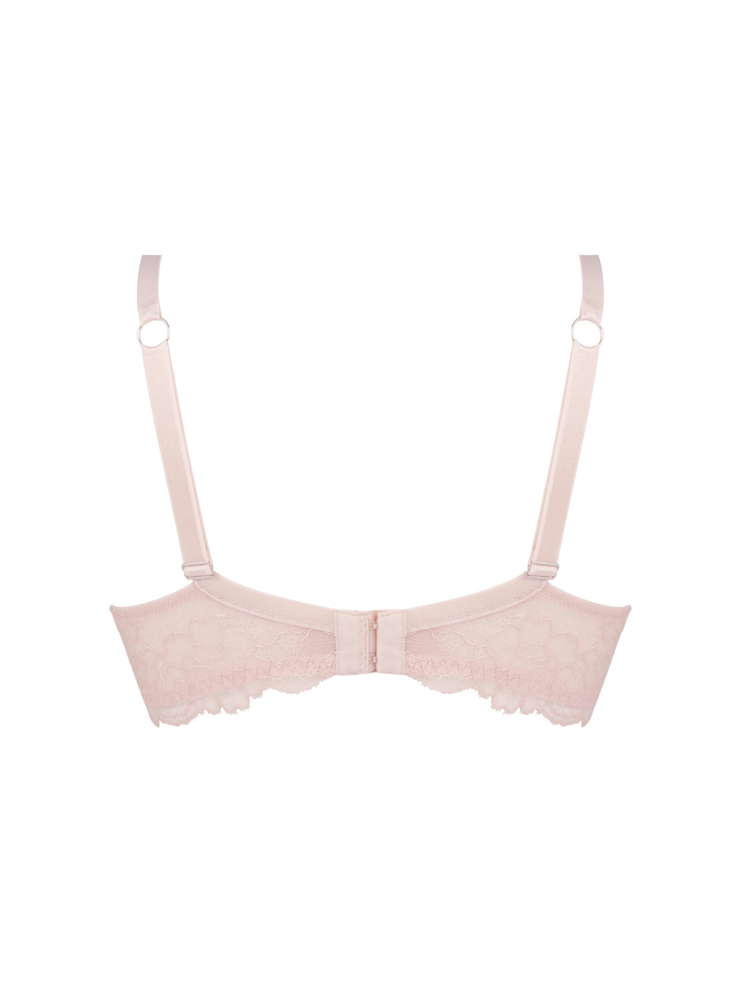 Picture of a Sublime En Dentelle Full Cup Bra in rose colour, showing the front of the bra.