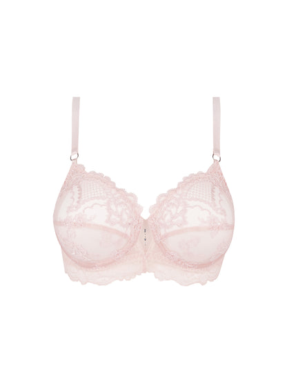 Picture of a Sublime En Dentelle Full Cup Bra in rose colour, showing the front of the bra.