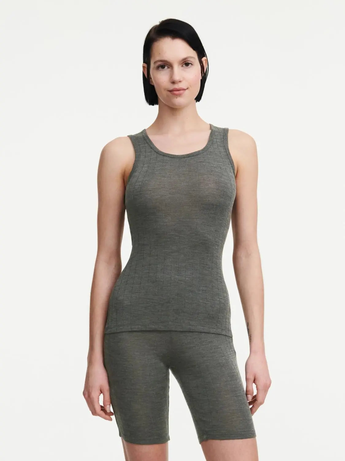 THERMO COMFORT Wool‑Silk Tank Top