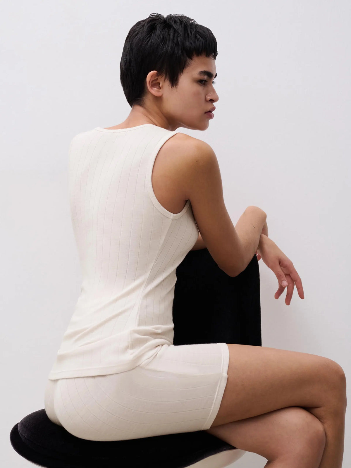 THERMO COMFORT Wool‑Silk Tank Top