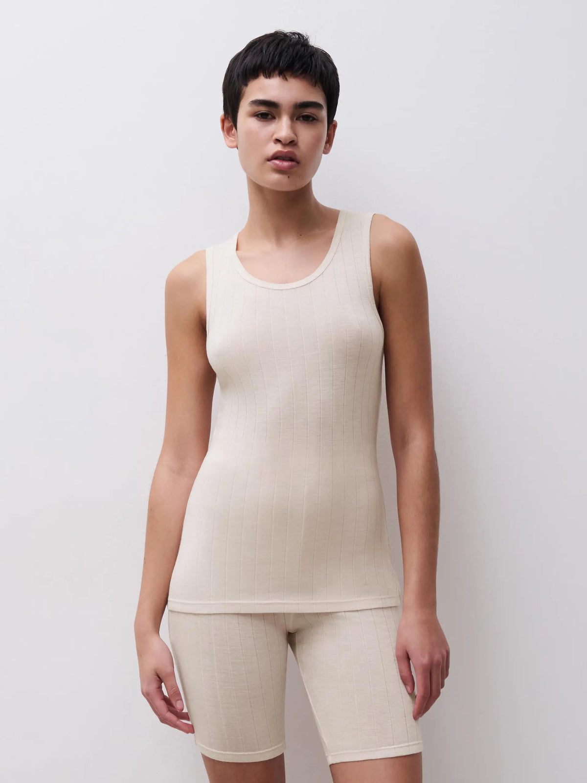 THERMO COMFORT Wool‑Silk Tank Top