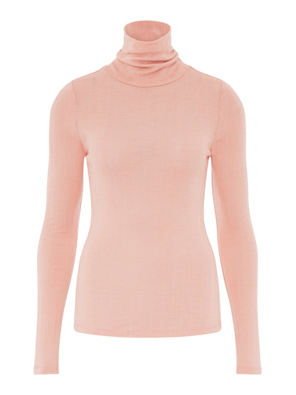 THERMO COMFORT Wool‑Silk Turtleneck Top