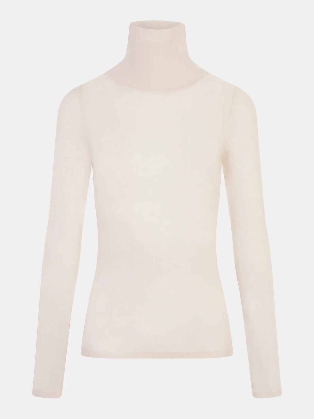 THERMO COMFORT Wool‑Silk Turtleneck Top