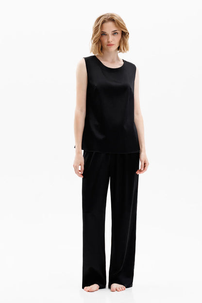 Classic Silk Relaxed Pants