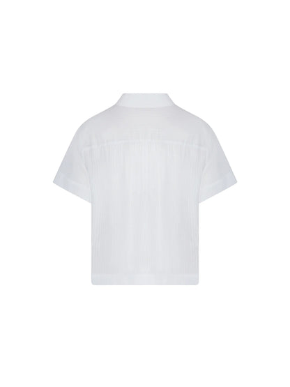 CHIC ET RELAX Short‑Sleeve Cotton Shirt