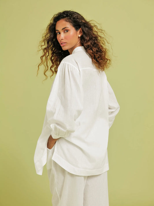 CHIC ET RELAX Long‑Sleeve Cotton Shirt