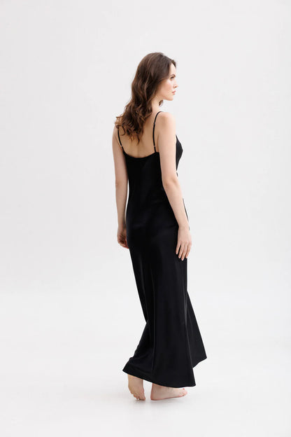 Classic Long Silk Slip Dress