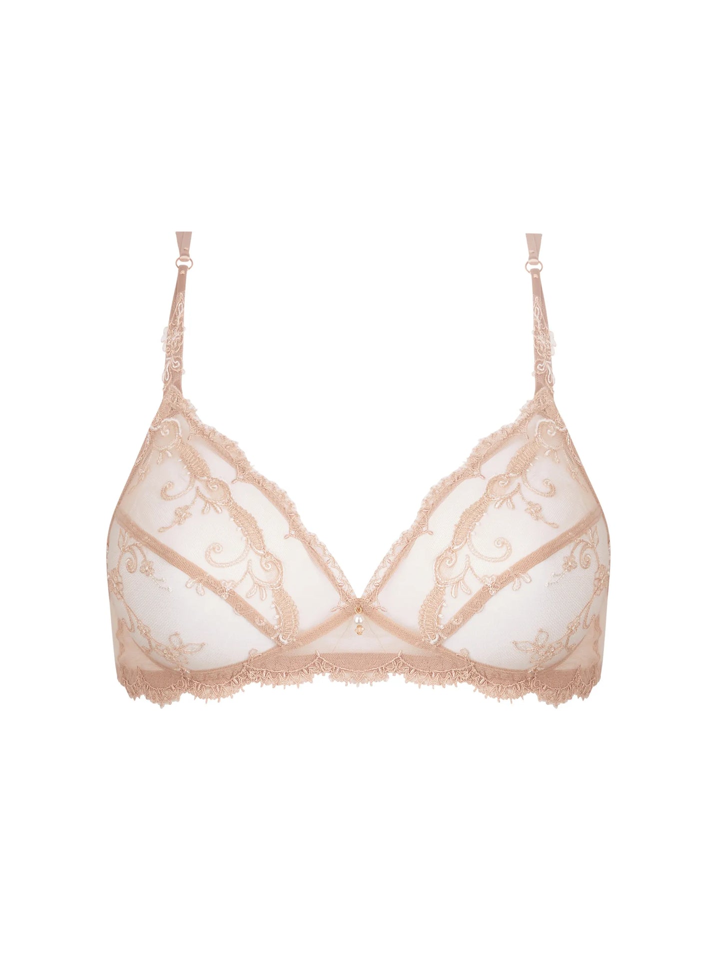 Deesse En Glam Triangle Cup Wireless Bra - front picture