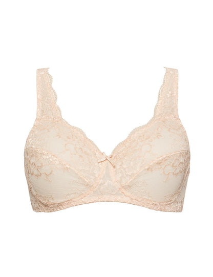 The Wonder Lace line of SIéLEI from Italy features an unpadded, wire-free, soft cup, lace bra. 