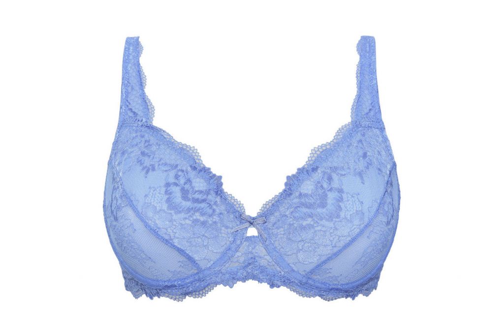 2-pack Soft-cup Lace Bras - White/blue - Ladies