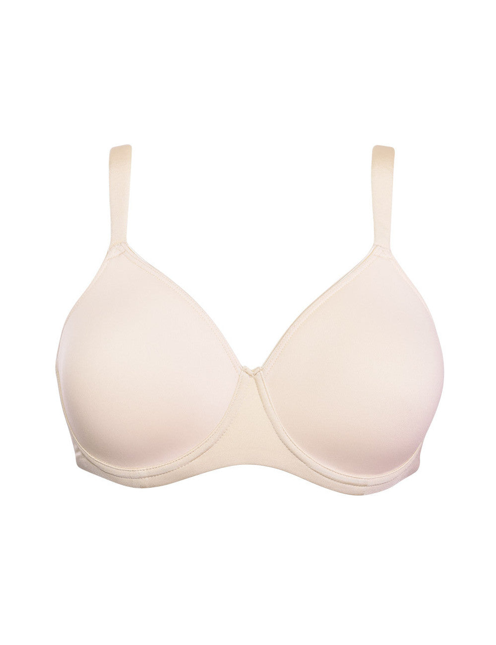 Beige, underwire spacer cup bra from the Plus line by SIéLEI from Italy.