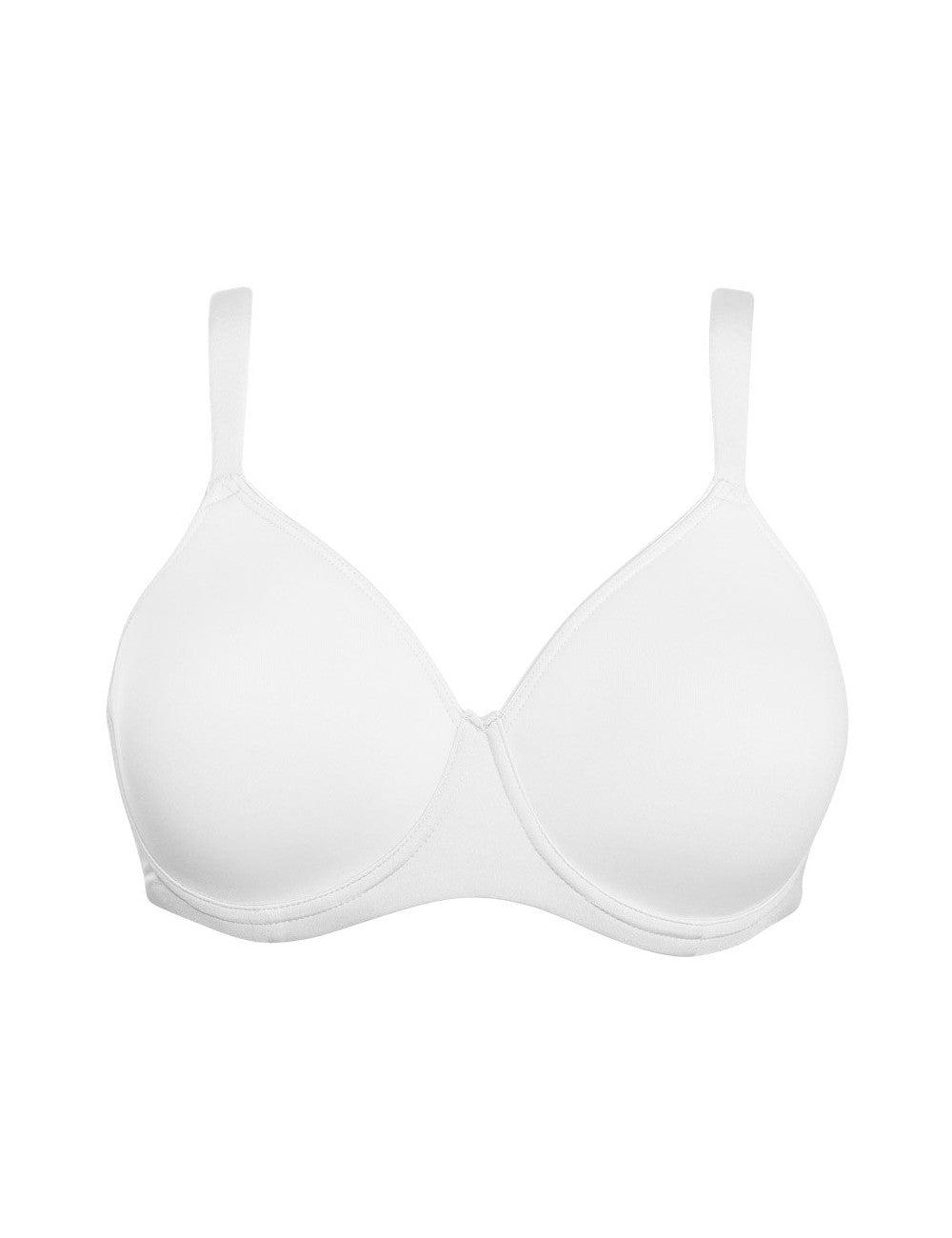 White, underwire spacer cup bra from the Plus line by SIéLEI from Italy.