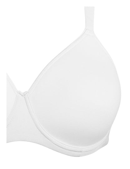 White, underwire spacer cup bra from the Plus line by SIéLEI from Italy.