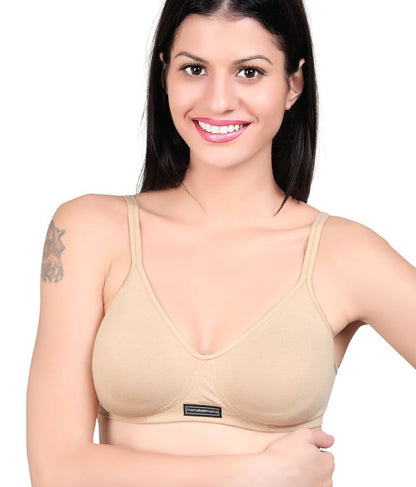 Wireless cotton bra.