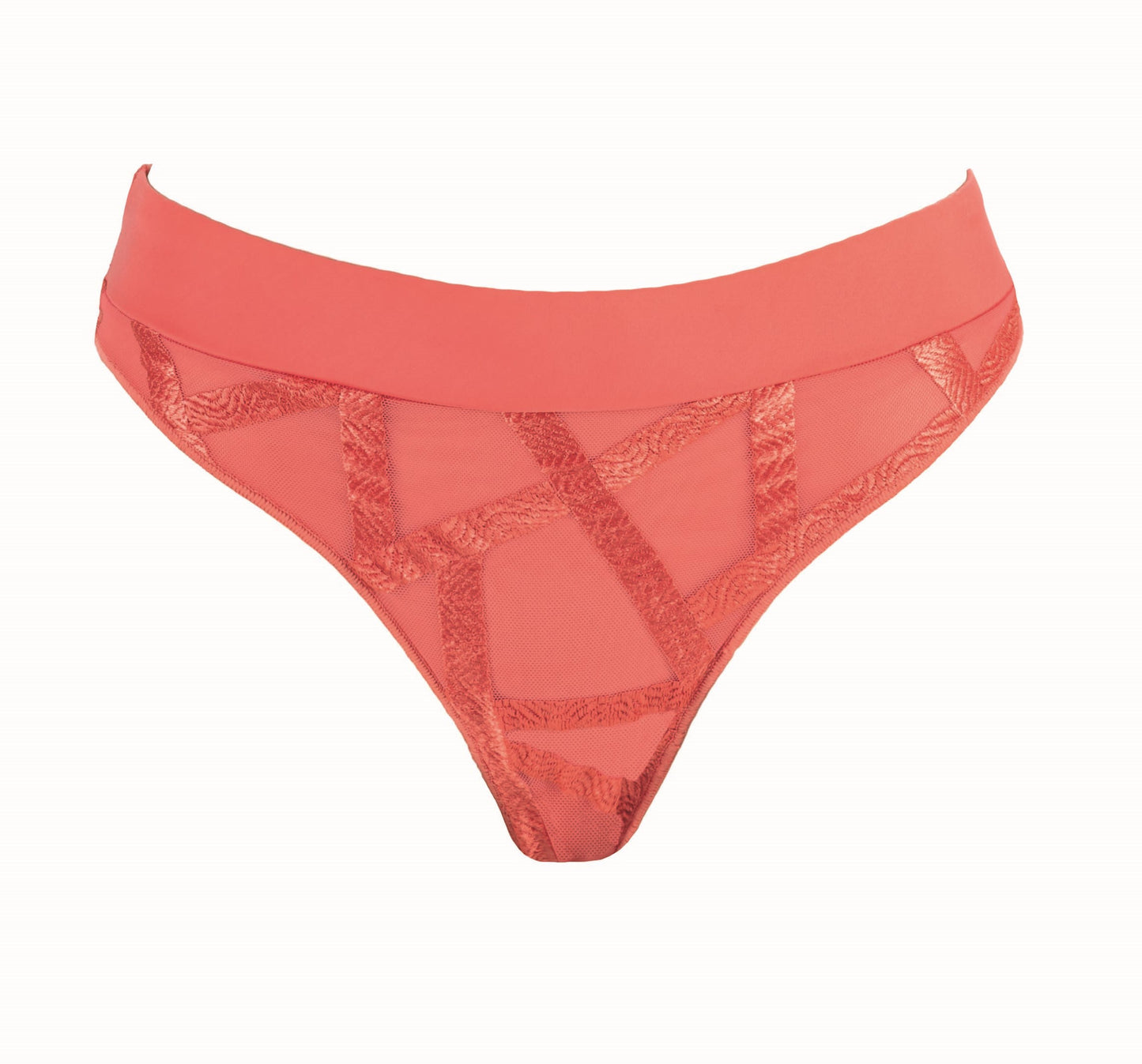 This brief from the Série line of Louisa Bracq includes an eye-catching combination of embroidery and semi-transparent tulle, offering an aesthetically pleasing and stylish look. Its lightweight, smooth and luxurious fabric ensures an optimal, comfortable fit for all sizes.