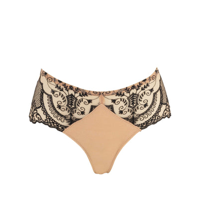 Sophisticated and luxuriously embroidered shorty from the Kant line by Louisa Bracq from France at DiModa Lingerie Toronto.