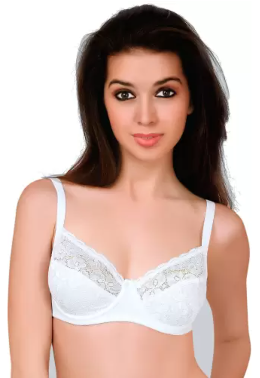 Buy Fashion Embroidered Thickening Cup Bralette Adjustment Push Up Bra Lace  Solid Color Bras for 3/4 Cup Sujetador Mujer Rose red Cup Size 75B at