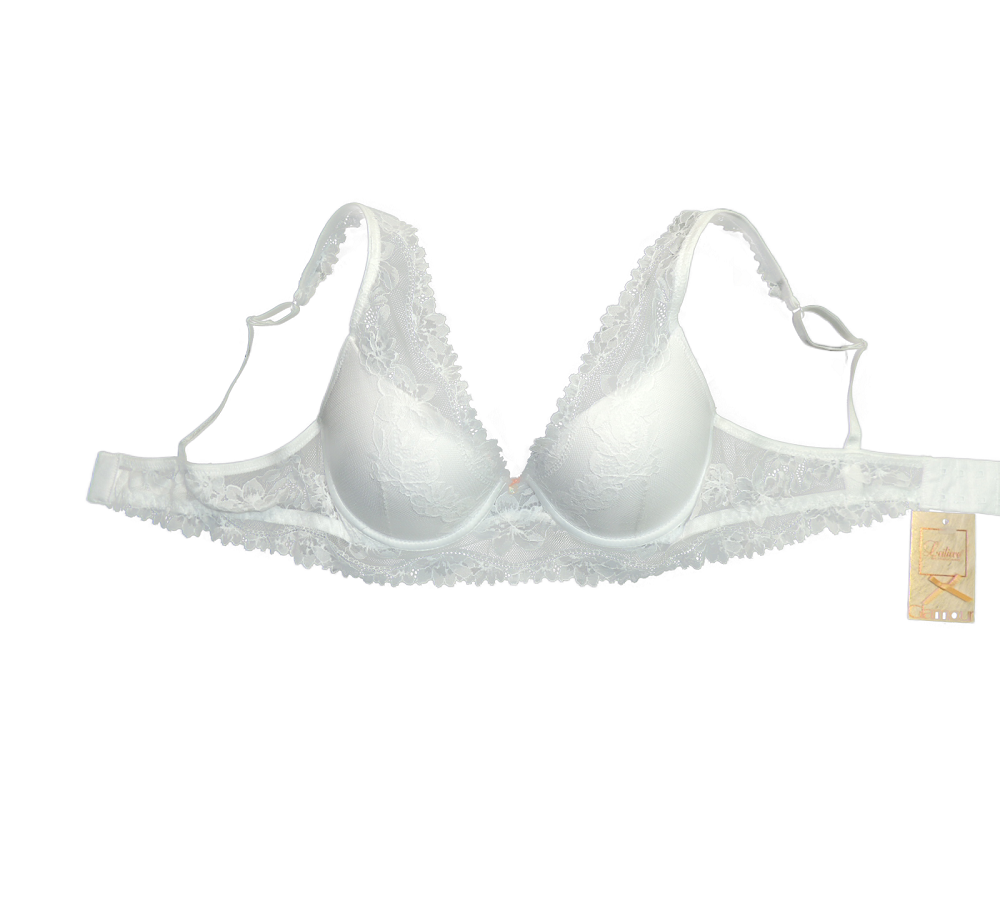 Lace Trim Graduated Cup Bra Leilieve Italy