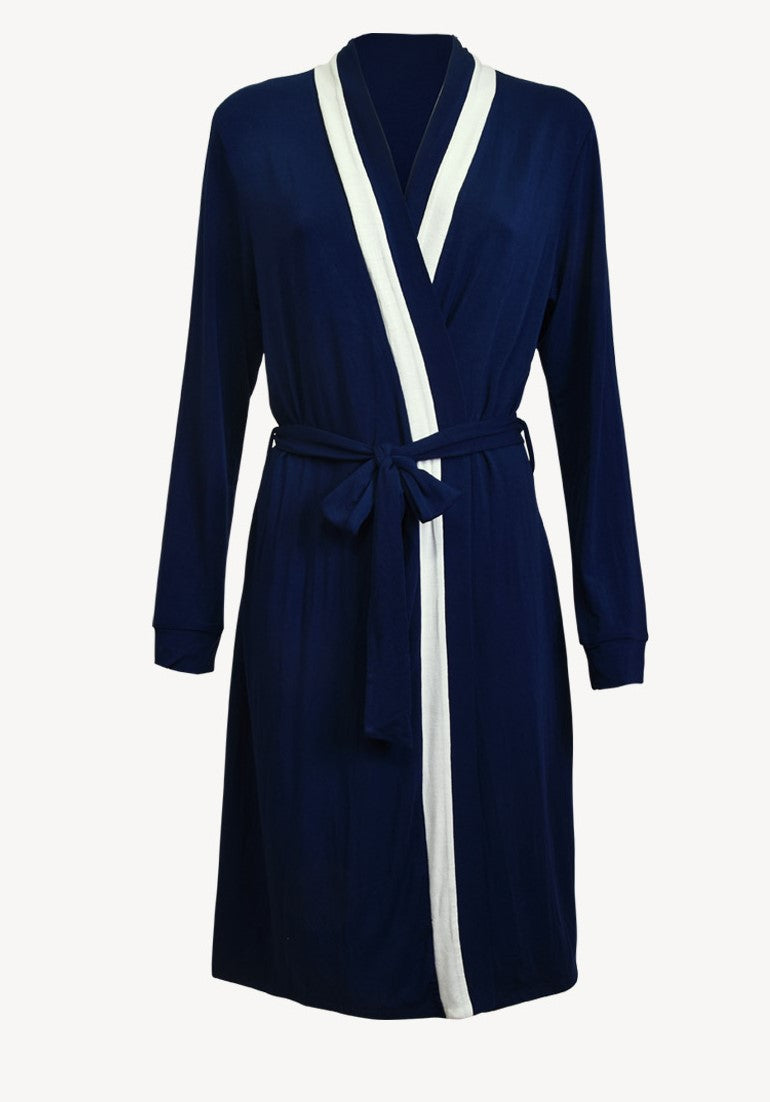 Long Sleeve Soft Dressing Robe by SIeLEI Italy