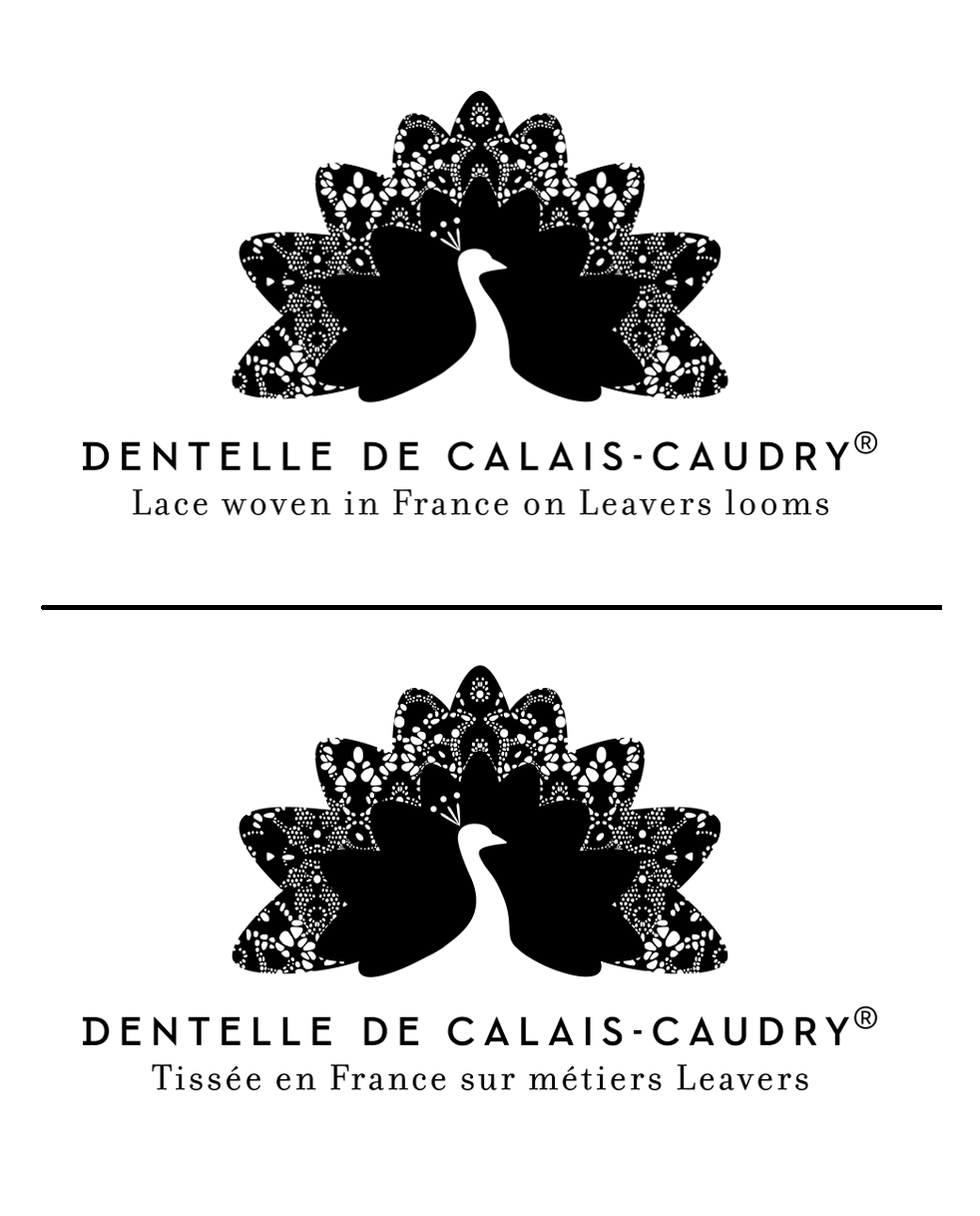 Dentelle de Calais-Caudry® lace certificate.