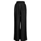 Black loose trousers from the Isla line by Verdissima from Italy